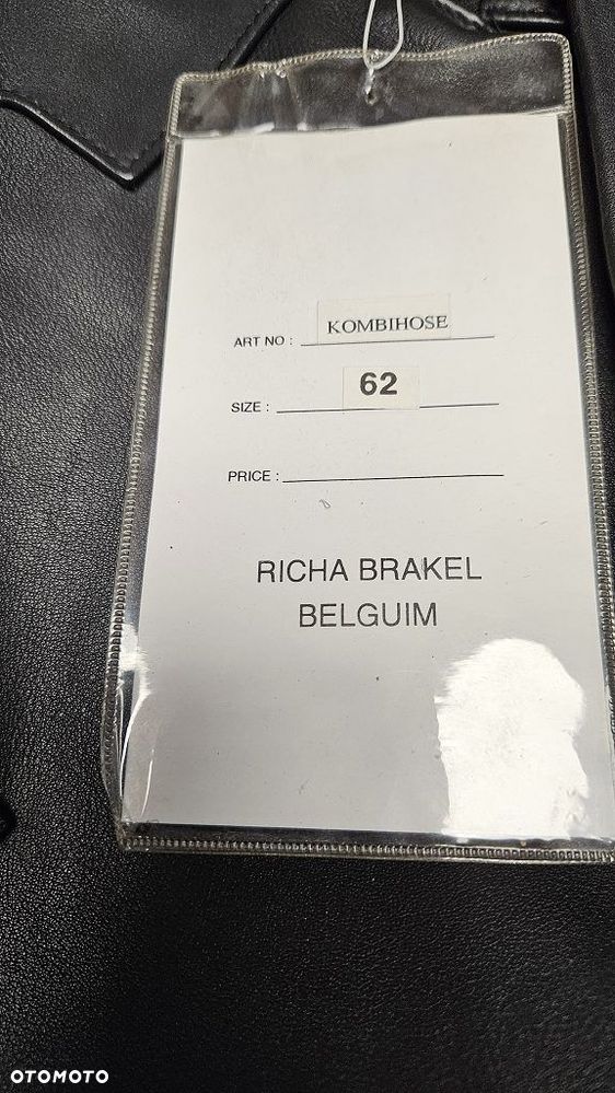 Męskie spodnie motocyklowe skórzane Richa Kombihose rozmiar 62 (4XL) - 11