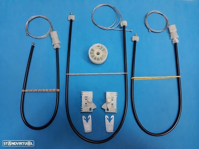 Kit reparação elevador vidros Renault Laguna II NOVO - 1