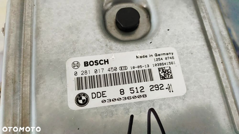 BMW E90 E91 STEROWNIK SILNIKA 20D 8512292 - 2