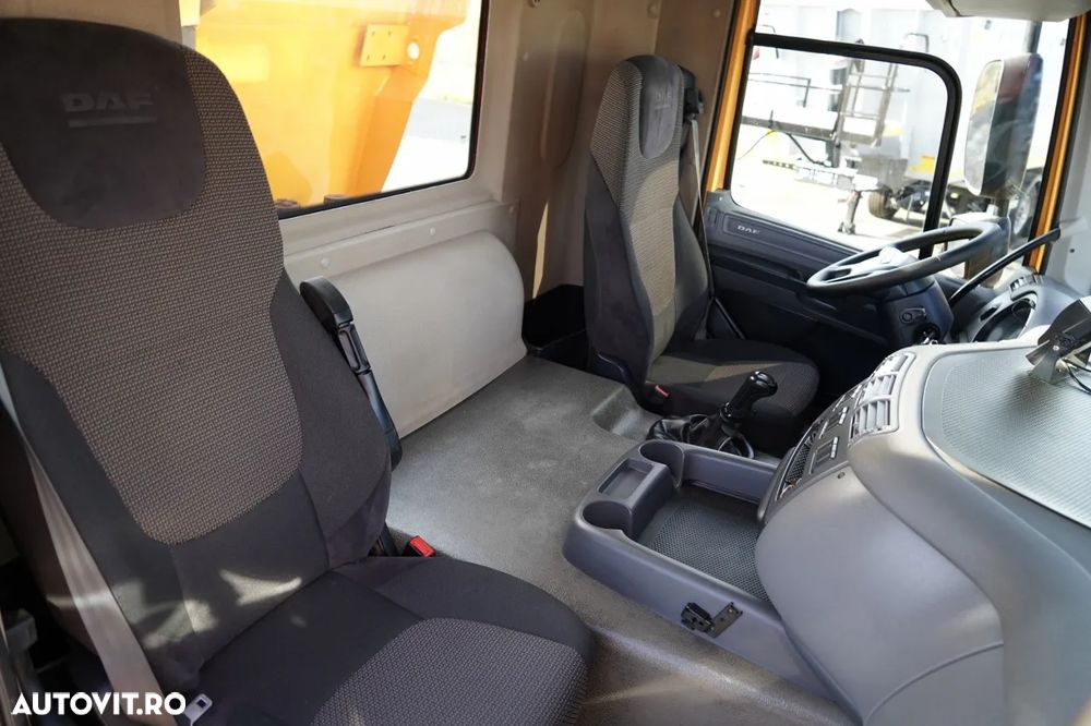 DAF CF 85.410 / 8x4 / BASCULĂ SPATE / CLAPETĂ HIDRAULICĂ / ANVELOPE 100% / MANUALĂ / EURO 6 - 35