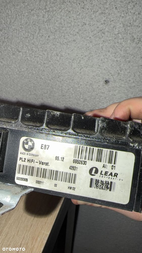 BMW 1 E87 WZMACNIACZ 6952630 - 3