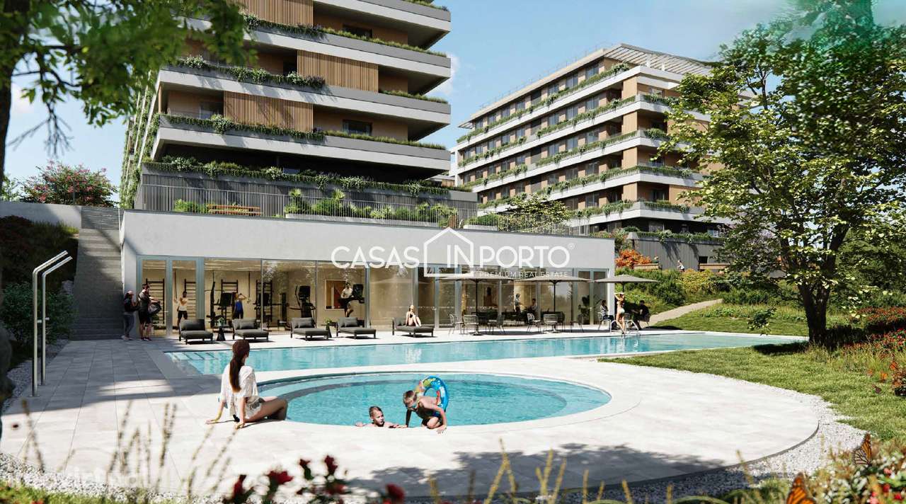 Magnífico T2 em Condomínio fechado na Maia - Grande imagem: 2/24