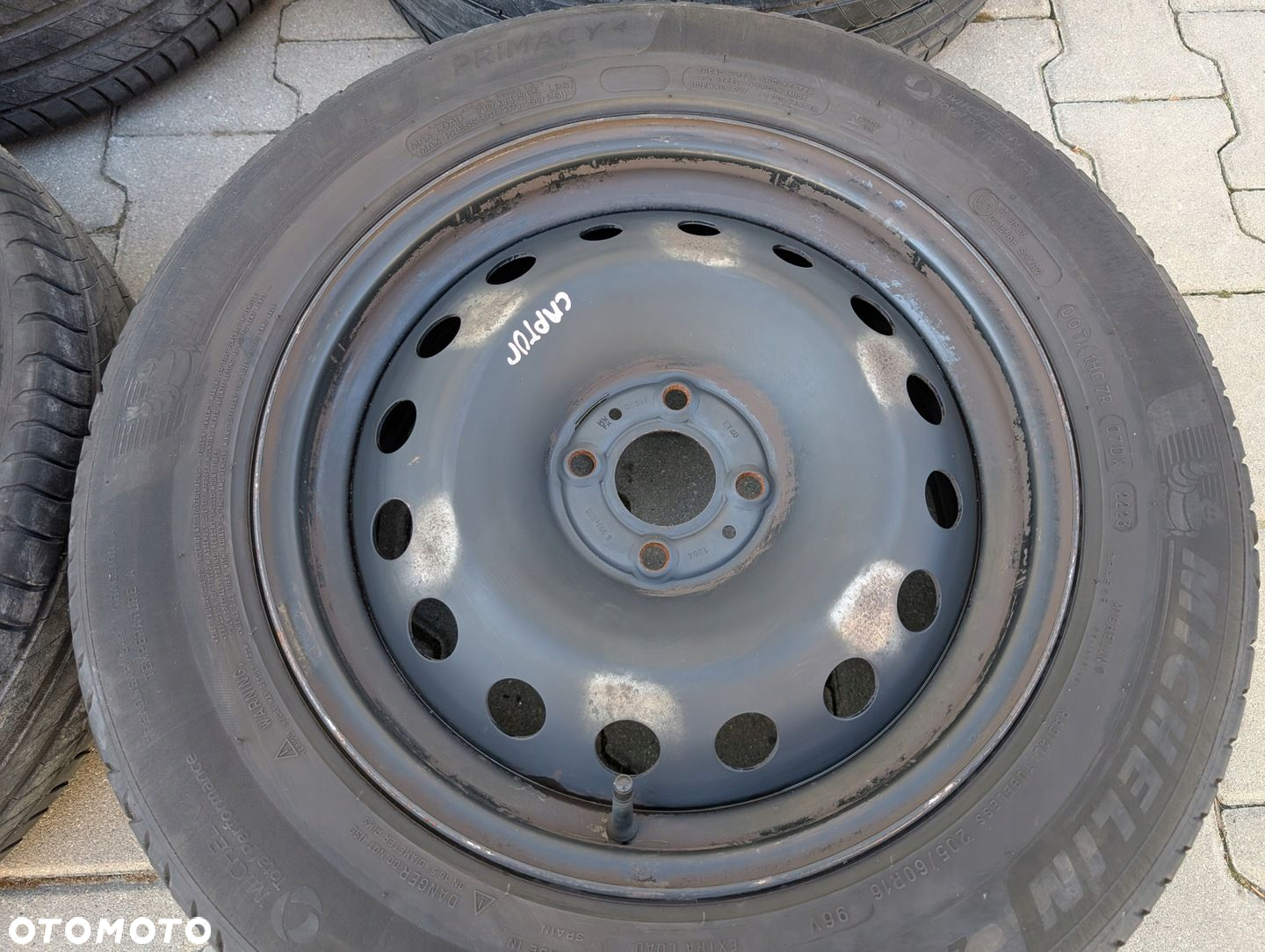 KOŁA OPONY LETNIE FELGI STALOWE 16 RENAULT CAPTUR I 13-16 4x100 6,5J ET40 - 4