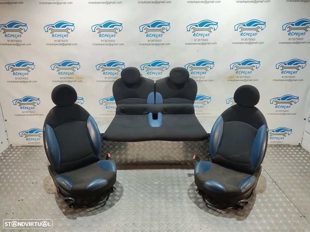 Bancos originais MINI COOPER R56 pele tecido airbag - 1