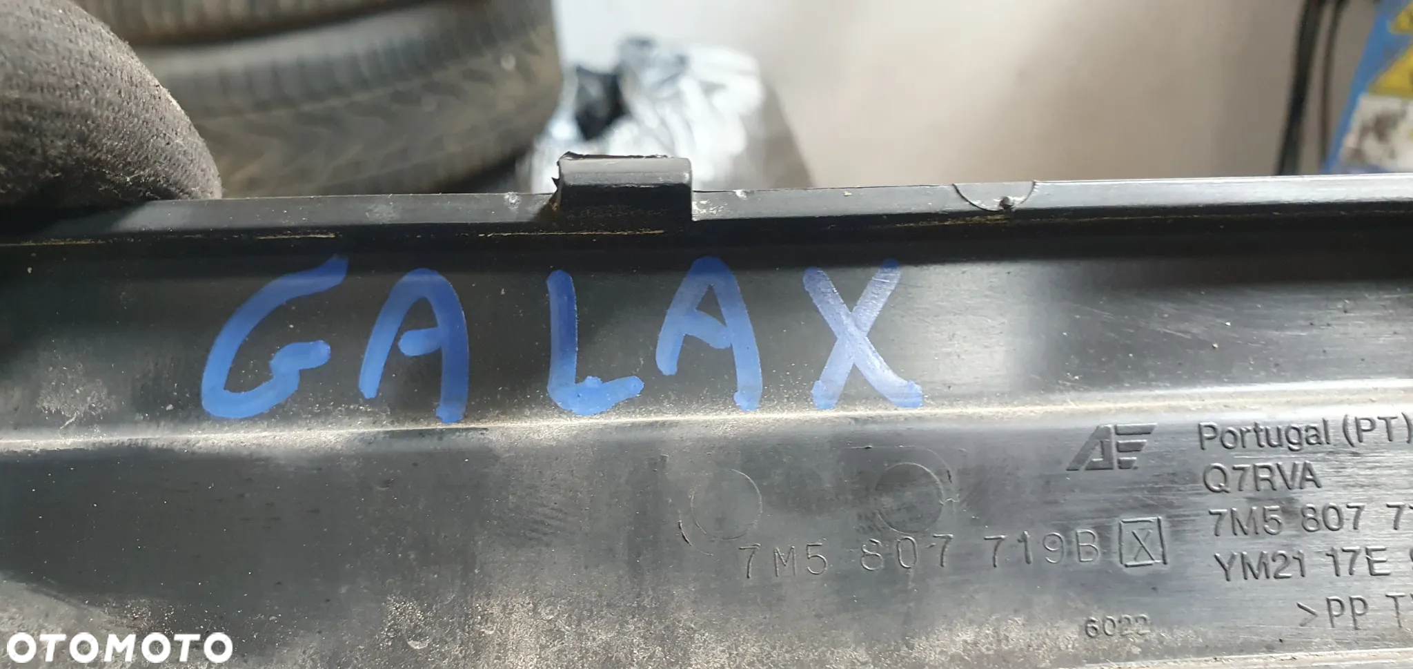 Listwa zderzaka środkowa przód przednia Ford Galaxy MK1 Lift 7M5807719 - 6