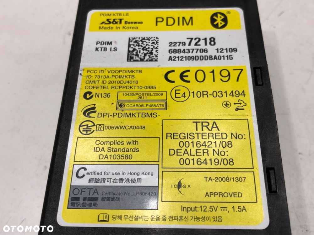 MODUŁ MULTIMEDIA  CHEVROLET CRUZE (J300) 2009 - 2022 1.6 91 kW [124 KM] benzyna 2009 - 2022 - 4