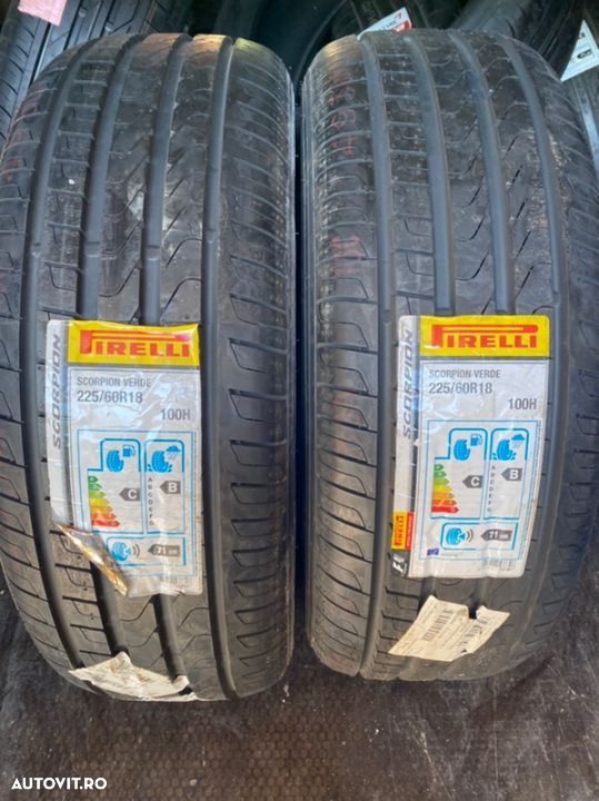 vand 2 anvelope 225/60/18 pirelli de vară noi - 1