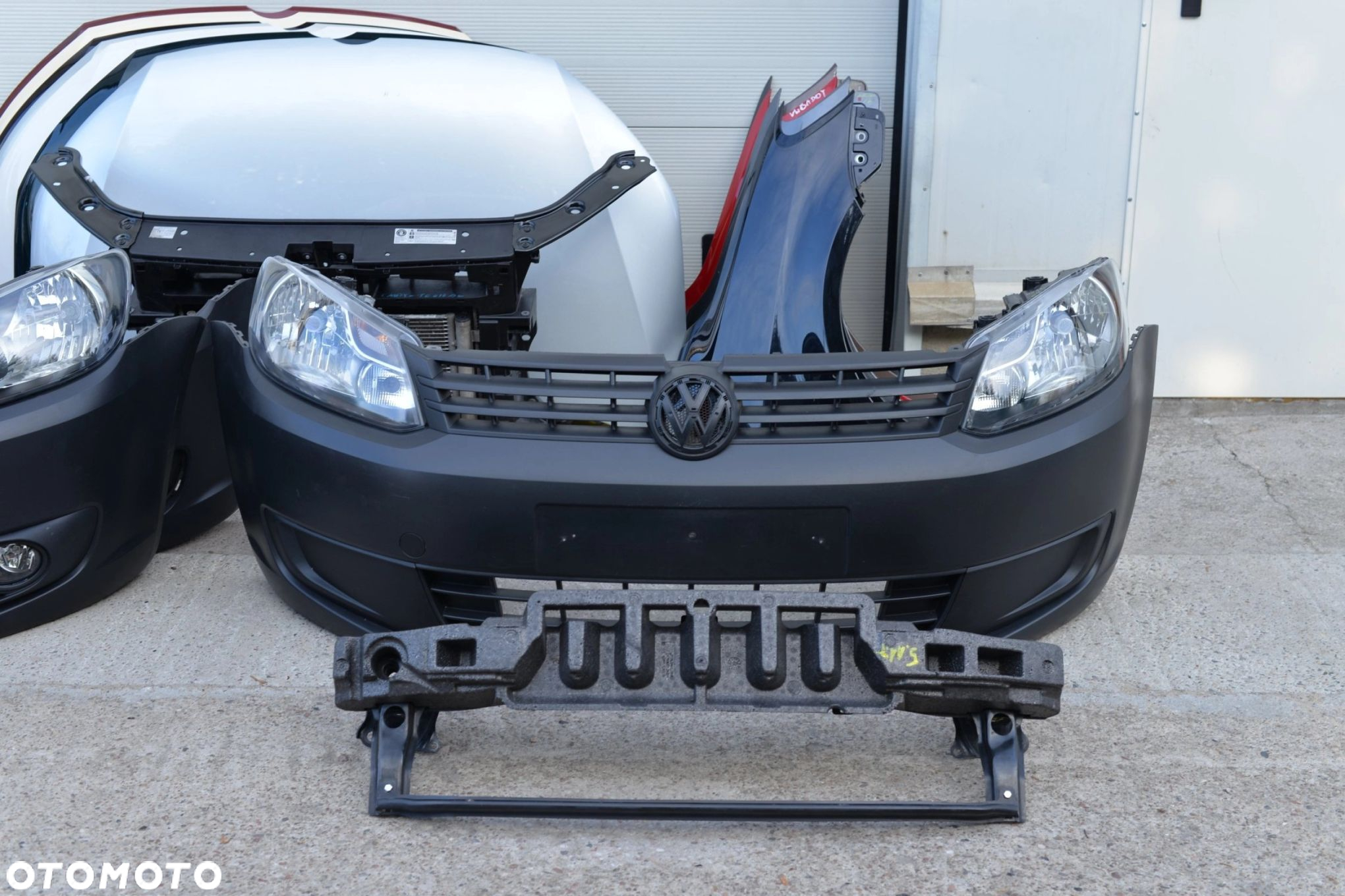 MASKA ZDERZAK PAS BŁOTNIK REFLEKTOR LAMPA H7 XENON BELKA VW CADDY 2010- - 4