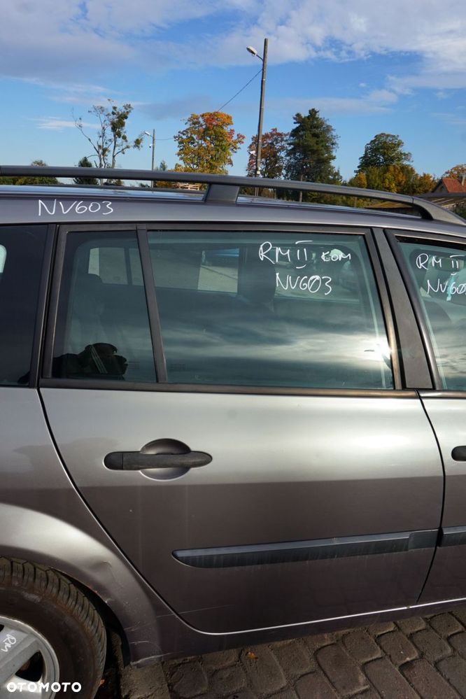 DRZWI TYLNE PRAWE MEGANE II PH1 KOMBI NV603  SZARY RENAULT 2002-2006 - 1