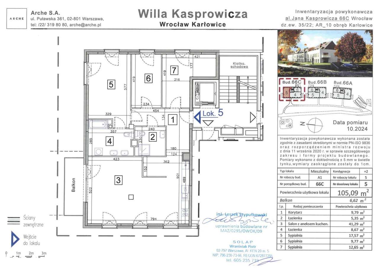 4-pokojowe mieszkanie 105m2 + balkon Bez Prowizji - Pełny obrazek: 2/9