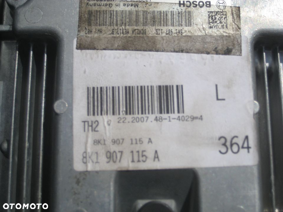 audi a4 b8  1,8 tfsi komputer licznik zestaw startowy 8k1907115a 8k0920900a europa - 6