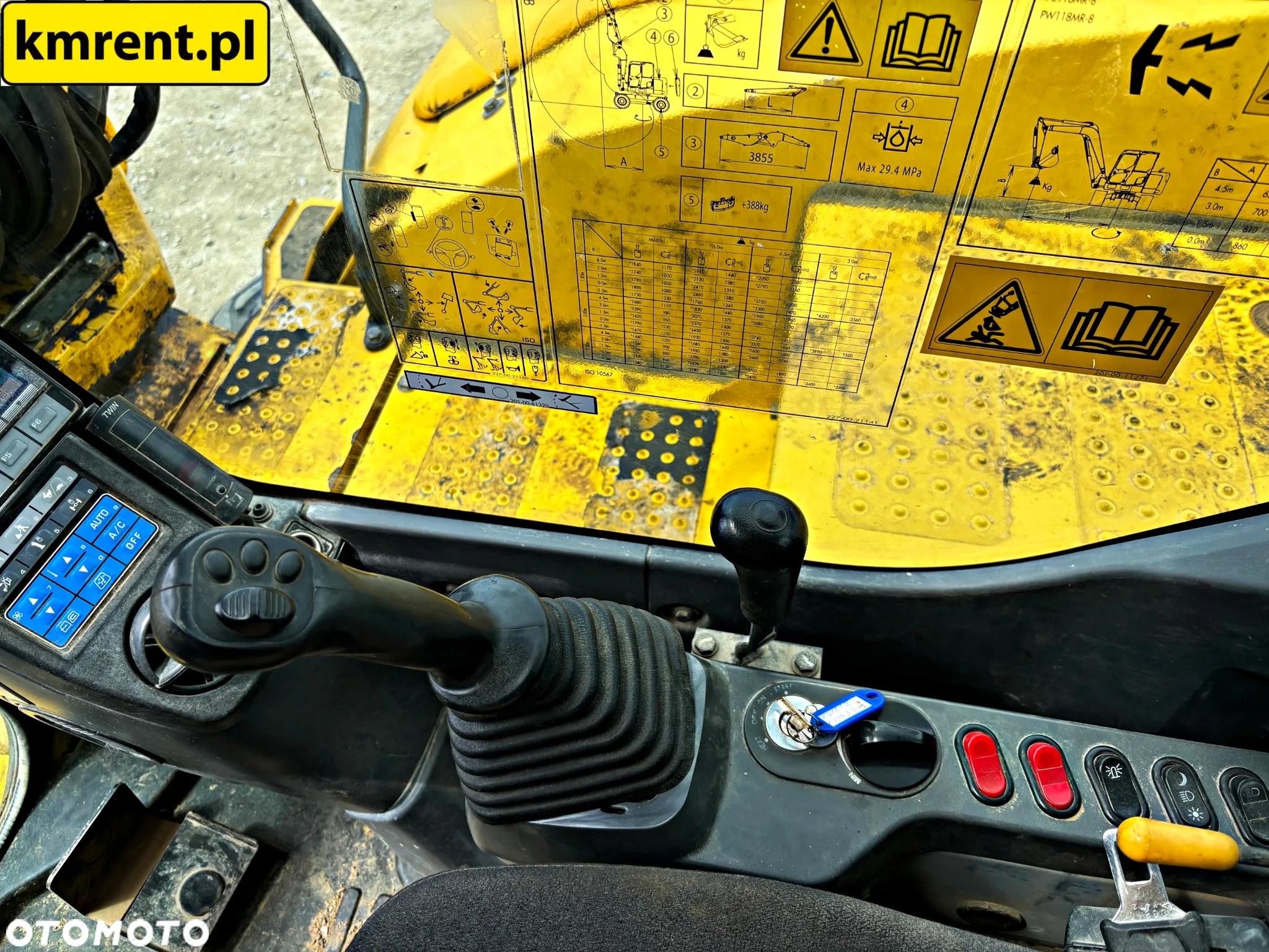 Komatsu PW 118 MR-8 KOPARKA KOŁOWA 2015R. | 110 CAT 312 313 , LIEBHER A 310 311 312 JCB JS 130 - 23