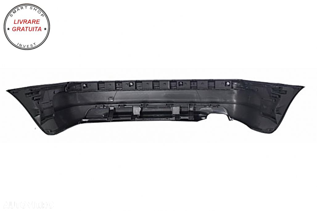 Bara Spate cu Toba Ornament Evacuare Fibra Carbon Mat BMW Seria 3 E46 4D Sedan (19- livrare gratuita - 6