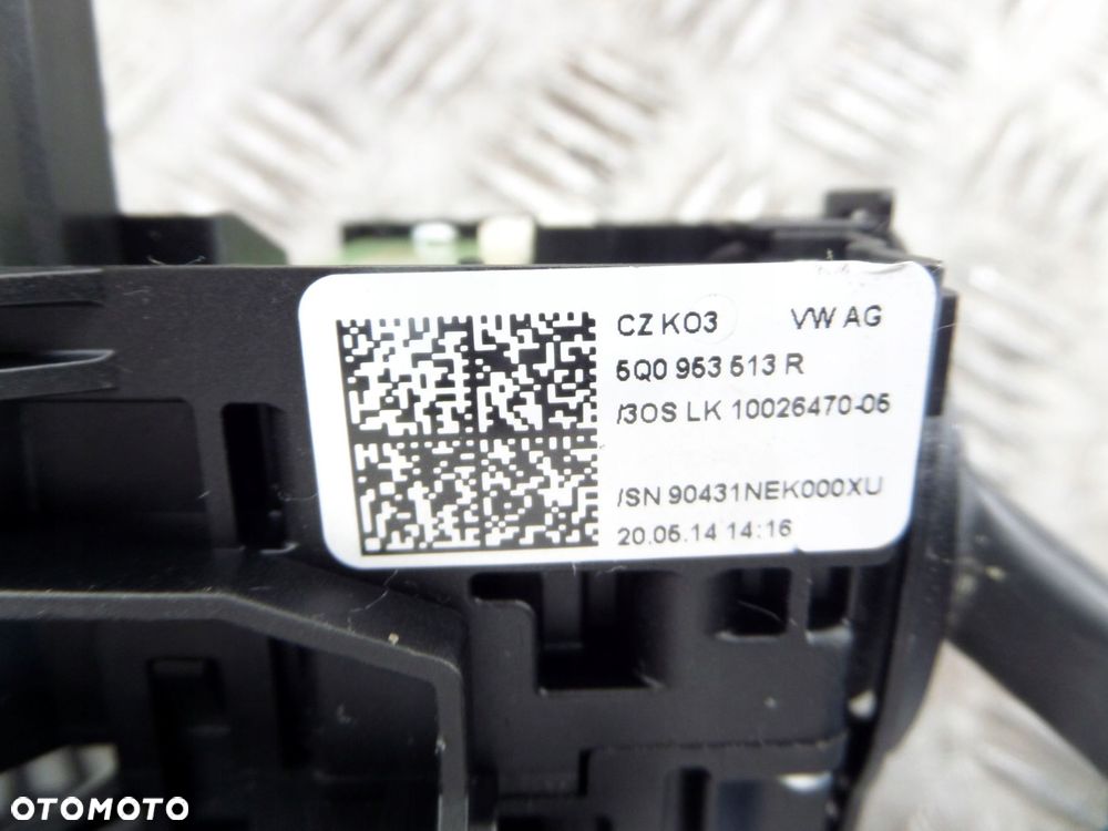 przełącznik zespolony manetki taśma skoda octavia 5q0953513r 5q0953549c - 4