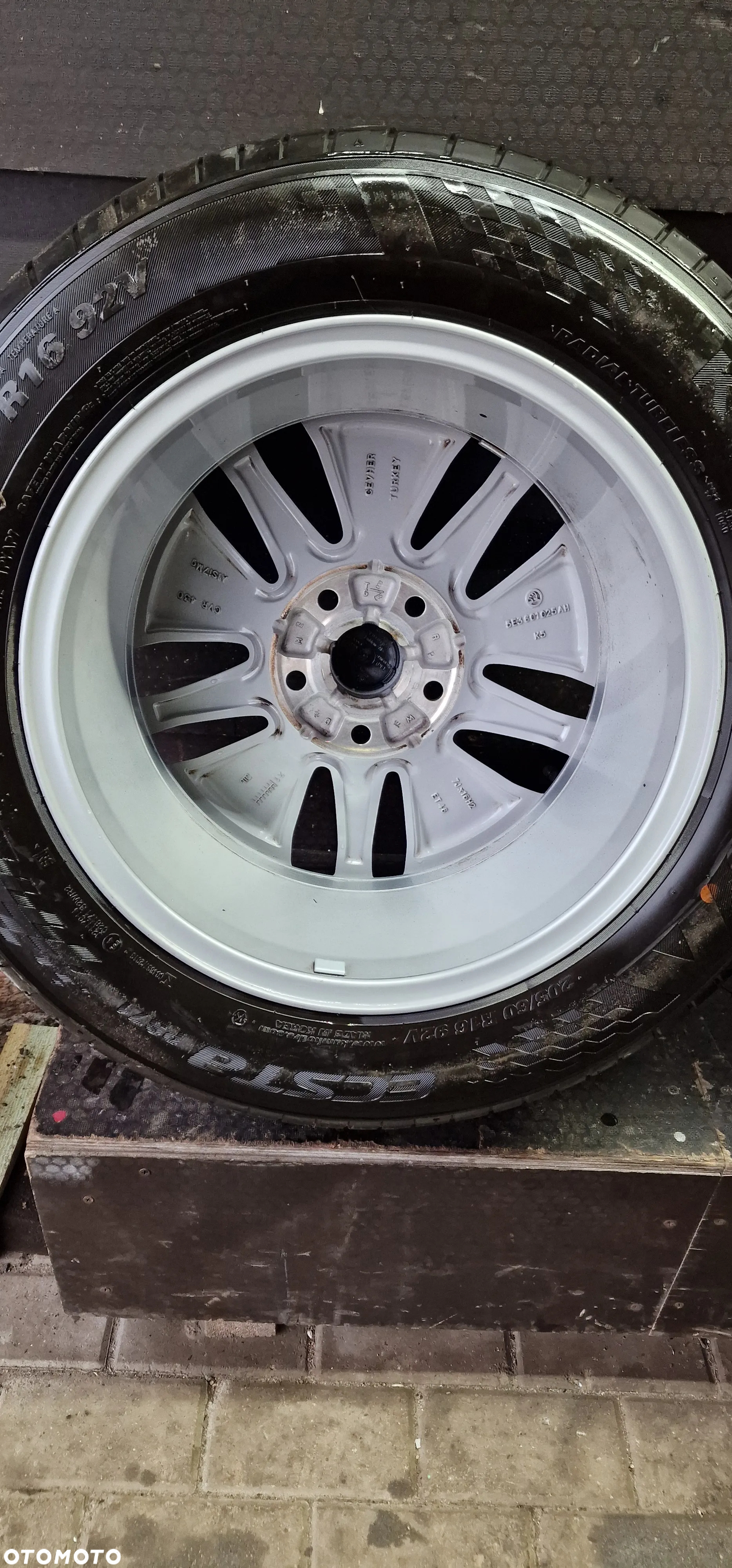 ALUFELGI +OPONY LETNIE Kumho 205/60 16" 5X112 ET46 SKODA OCTAVIA III IV - 7