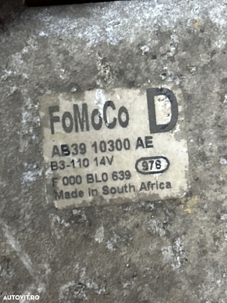 Alternator Ford Ranger III 2.2 TDCi 2011 - 2015 150CP 2198CC ENQJ GBVAJQJ Euro5 (1095) ... - 5