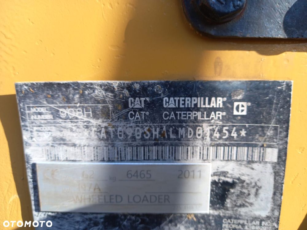 Caterpillar CAT 908H 4x4 z niemiec 2011r szufla widły szybkozłacze - 21