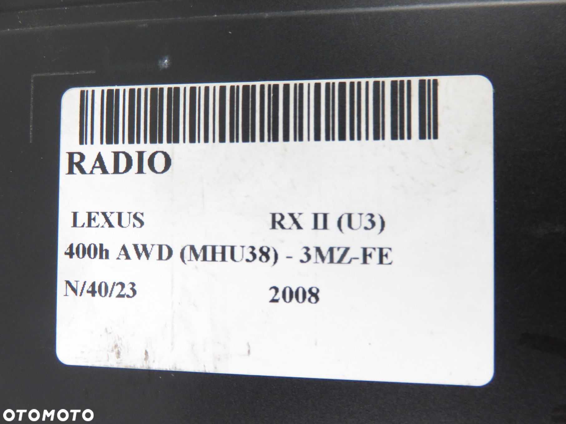 RADIO LEXUS RX II (U3) 8612048A60 - 3