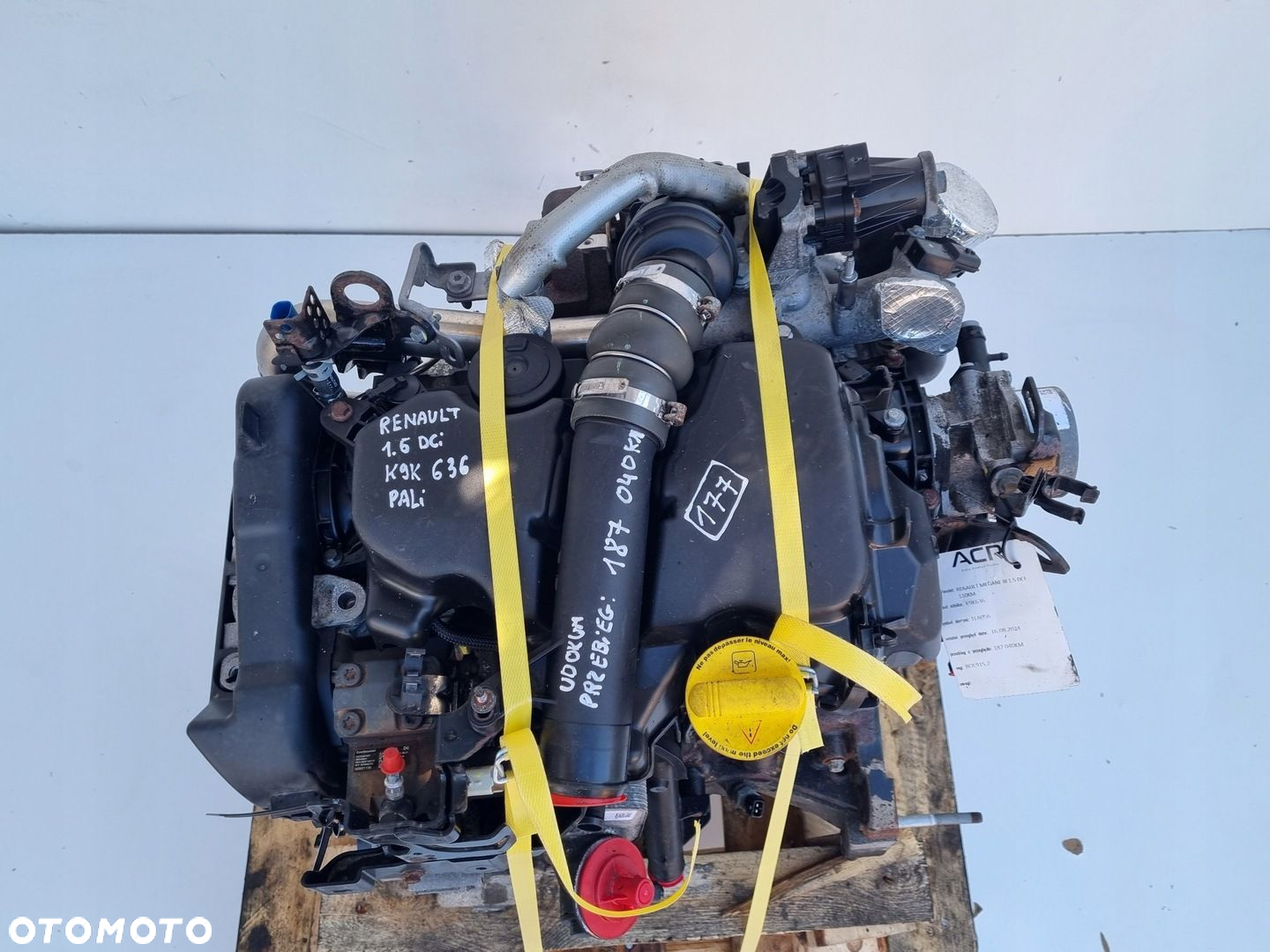 SILNIK KOMPL Renault Kangoo II 1.5 DCI 110KM udokumentowane 187tyś K9K636 - 5