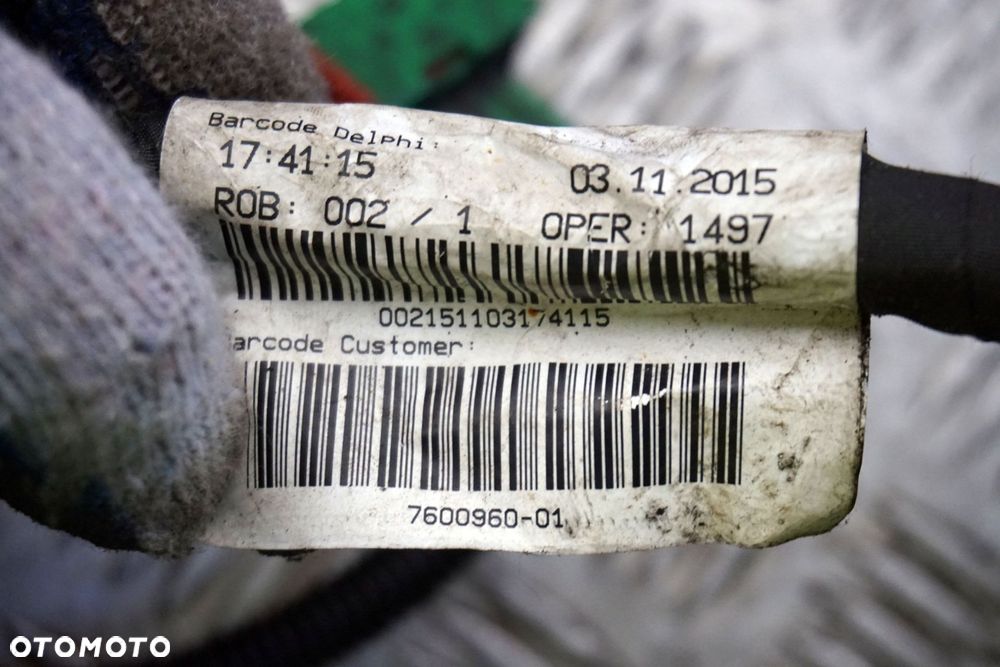 WIĄZKA ELEKTRYCZNA SILNIKA 3008 I 1.6 THP V754806580 V760096080 12527548065 PEUGEOT 2009-2013 - 7