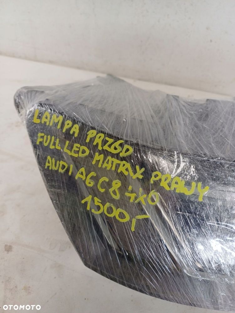 lampa prawy przód przednia prawa full led matrix audi a6 c8 4k0 - 12