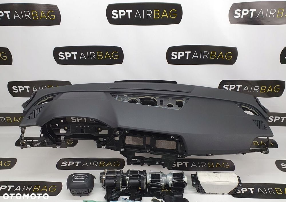 AUDI Q5 80A DESKA ROZDZIELCZA KONSOLA KOKPIT PULPIT PODUSZKI AIRBAG AIR BAG PASY KIT SET - 1