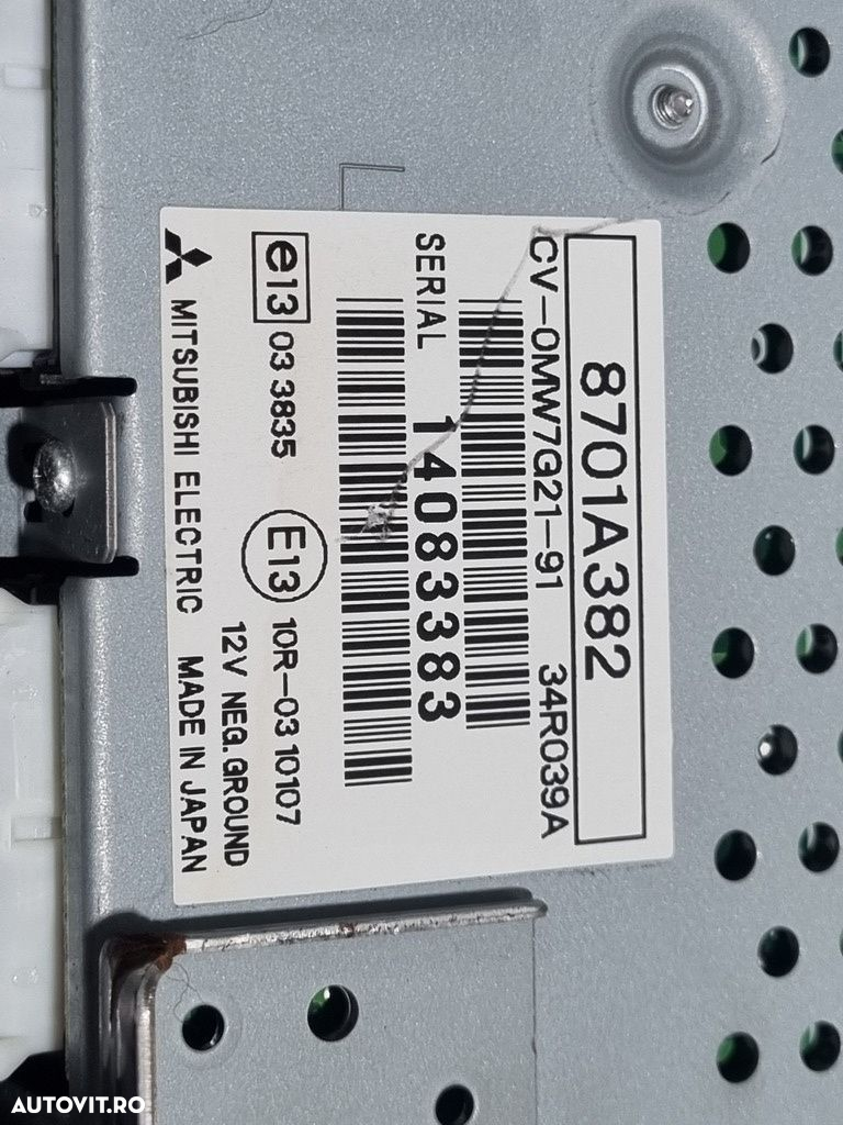 Amplificator audio Mitsubishi Outlander Facelift 2009 - 2012 (1314) 8701A382 - 4