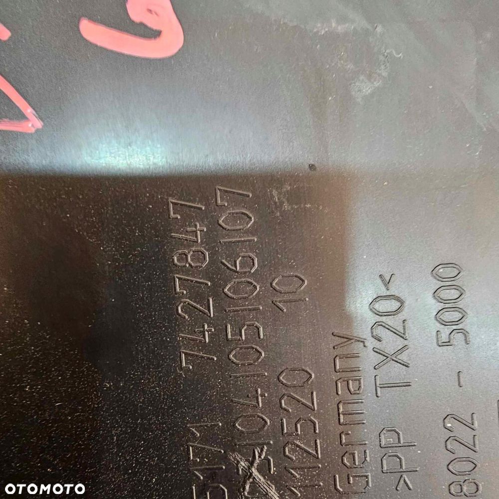bmw e g20 g21 osłona podszybia lewa prawa przód - 3