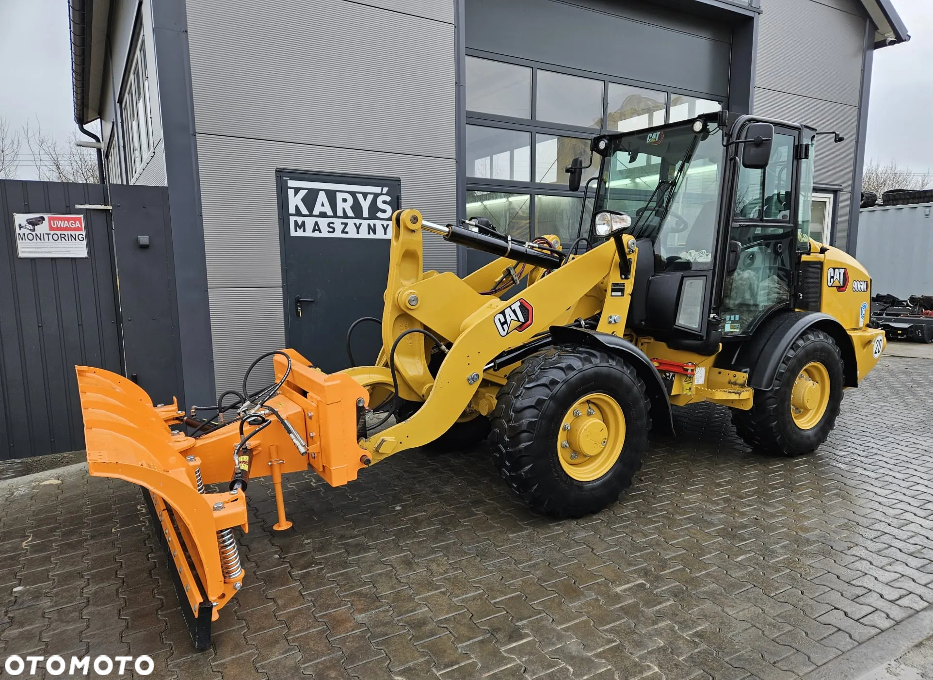 Caterpillar ŁADOWARKA KOŁOWA CAT CATERPILLAR 906 906M 907 908 2021R PŁUG ŚNIEŻNY - 3