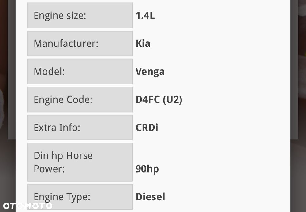 Silnik kompletny 1.4 CRDI D4FC Delphi Kia Venga Ceed Hyundai ix20 i30 2011 90ps - 11