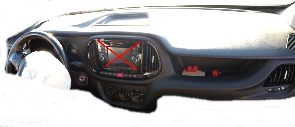 FIAT DOBLO II MAXI LIFT DESKA ROZDZIELCZA KONSOLA KOKPIT PASY SENSOR - 2
