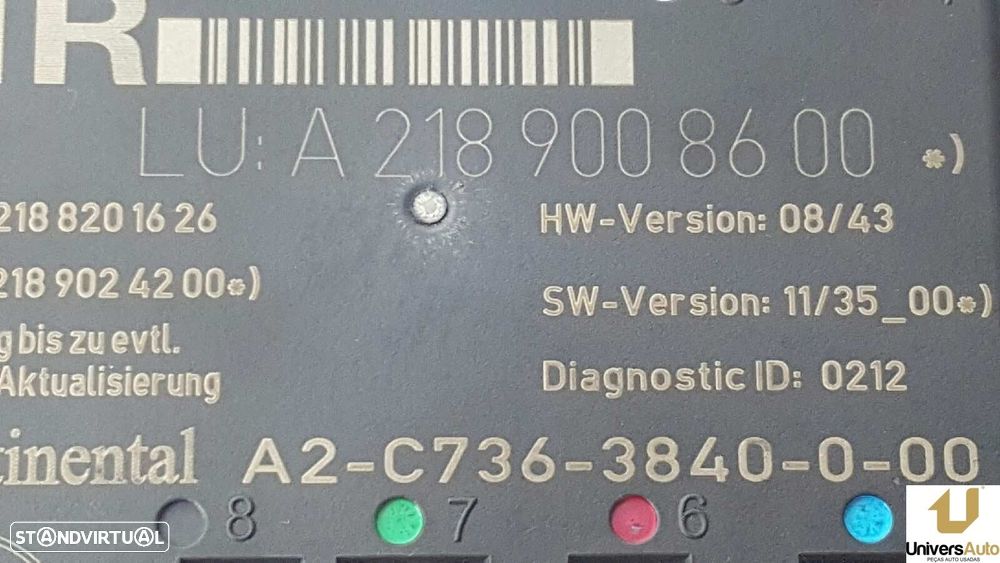 CENTRALINA/BOMBA FECHO CENTRAL MERCEDES CLASE E (W212) LIM. 220 CDI BLUEEFFICIEN... - 2