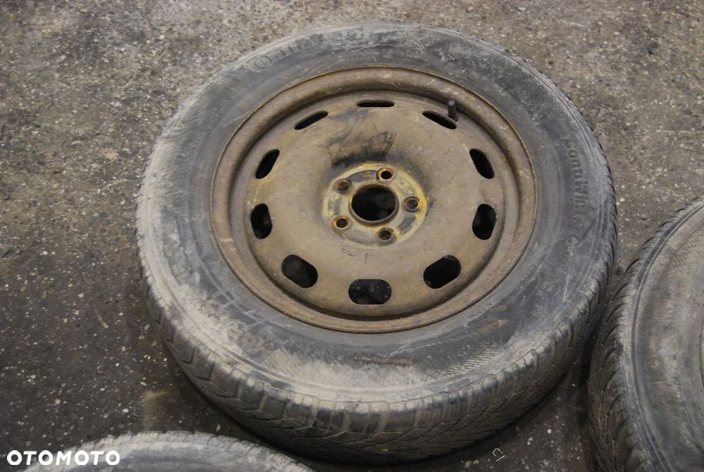 FELGI STALOWE + OPONY 1J0601027Q 195/65R15 ET38 6J 5X100 AUDI A3 SEAT SKODA VW - 5