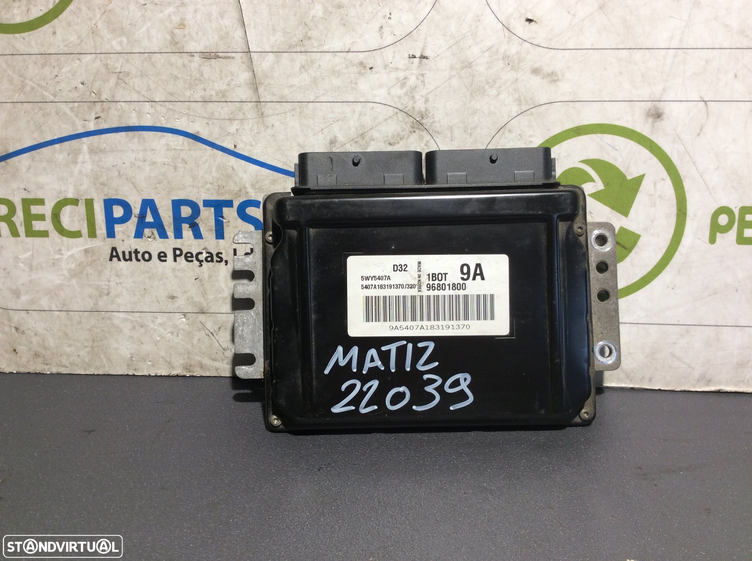 Centralina Motor Chevrolet Matiz Centralina Motor Chevrolet Matiz 96801800  5WY5407A - 1