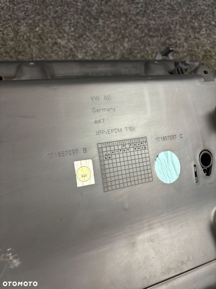 schowek półka pasażera vw thuran I 1T1857097 - 6