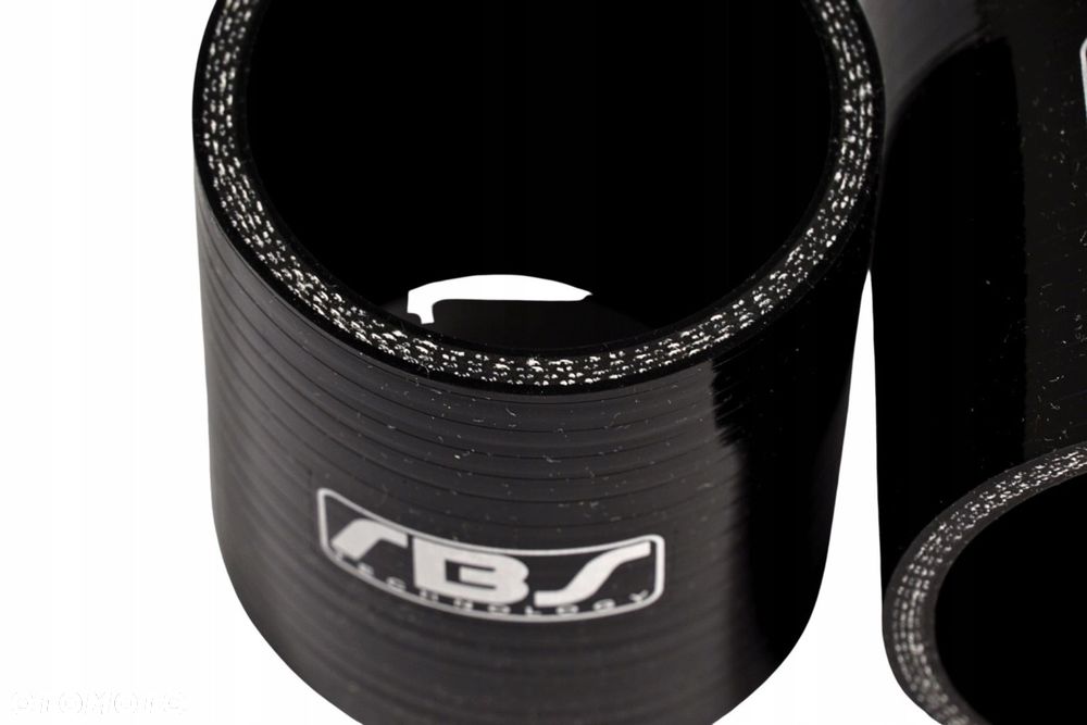 KOLANO REDUKCYJNE SILIKONOWE 90" 70-63MM czarne - 2