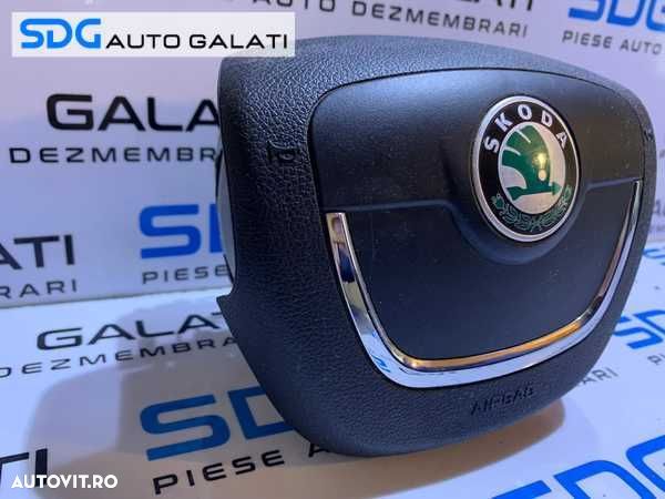 Airbag Volan Modelul cu Comenzi Skoda Octavia 2 2008 - 2013 Cod 1Z0880201AK - 5