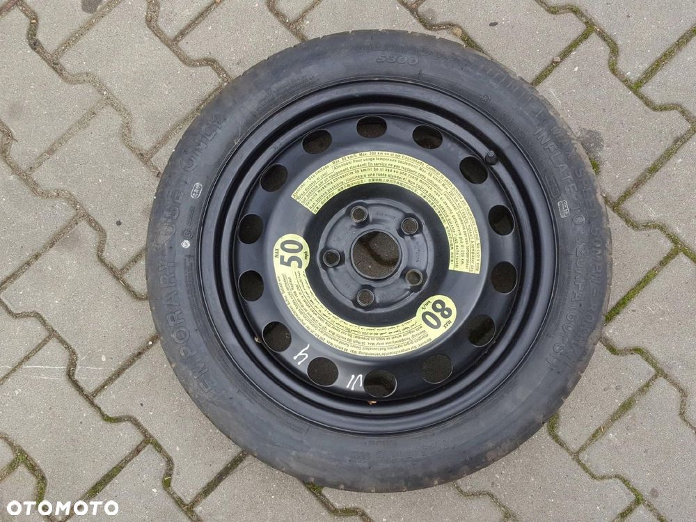 VW GOLF VI 6 V 5 EOS SEAT LEON II ALTEA AUDI A3 8P KOŁO DOJAZDOWE 16 5X112 - 1