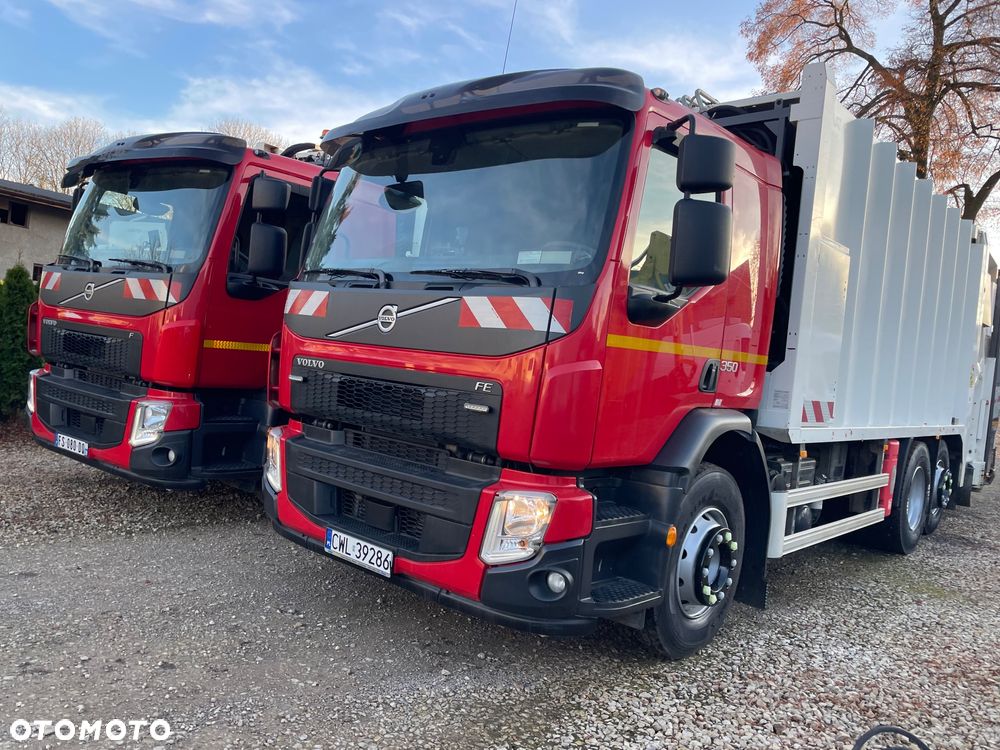 Volvo FE EURO 6 ŚMIECIARKA DWUKOMOROWA SELEKTYWNA ZBIÓRKA ODPADÓW KOMUNALNYCH SPRZEDAŻ SERWIS WYNAJEM