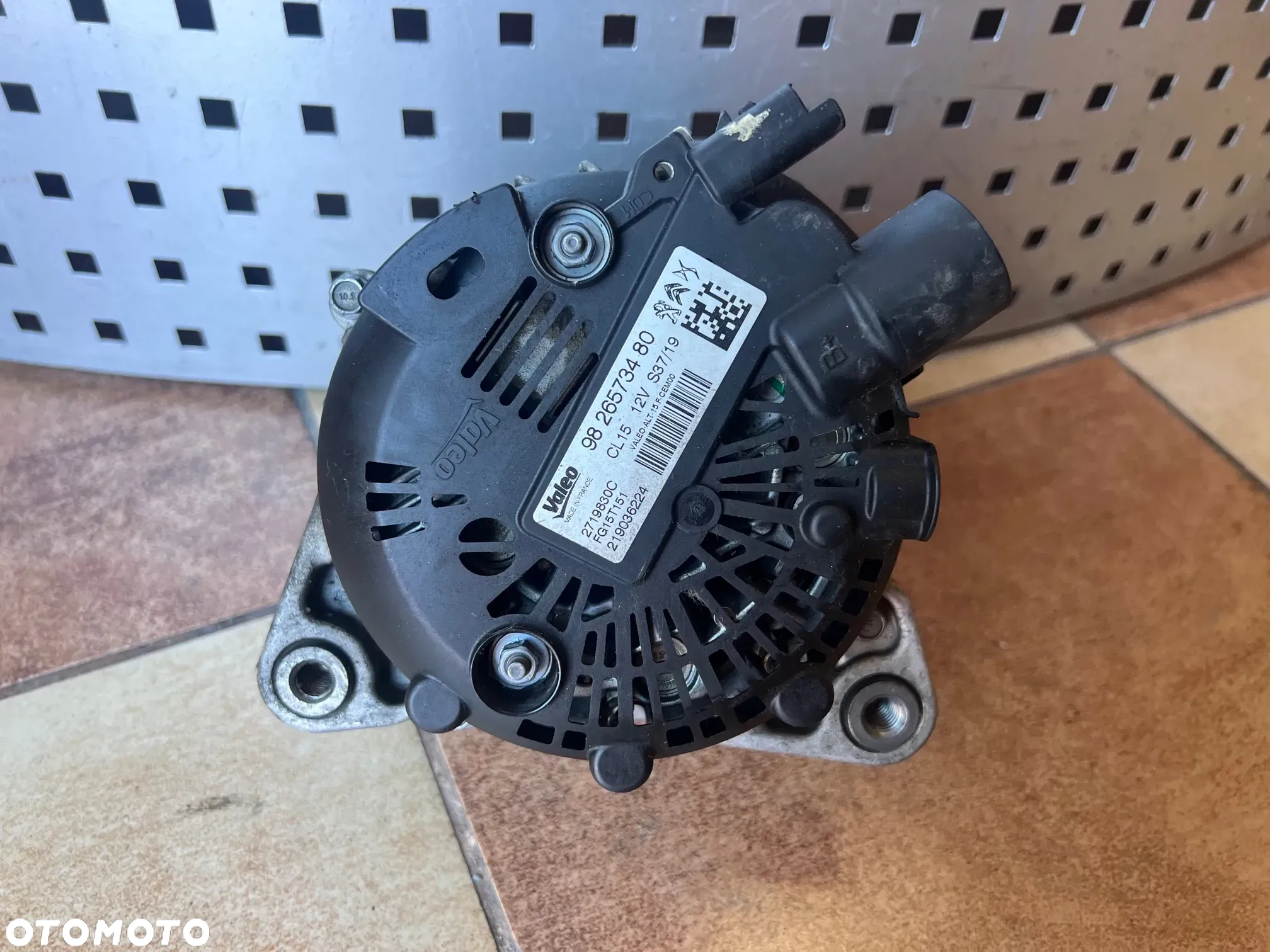 ALTERNATOR PEUGEOT 2008 II EXPERT PARTNER 1.2 THP 982657348 CL15 - 4