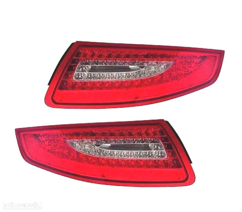 FAROLINS TRASEIROS PORSCHE 911 997 FULL LED 04-08 - 1
