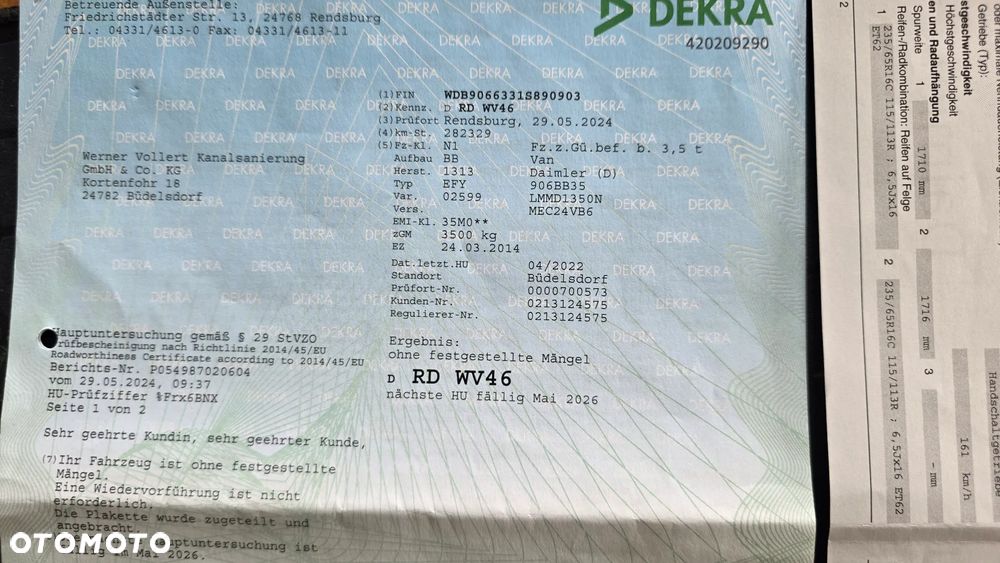 Mercedes-Benz SPRINTER BRYGADÓWKA - 36