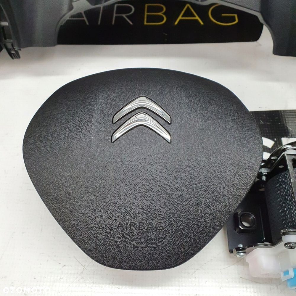 CITROEN C1 DESKA ROZDZIELCZA KONSOLA KOKPIT PULPIT PODUSZKI AIRBAG AIR BAG PASY KIT SET - 5