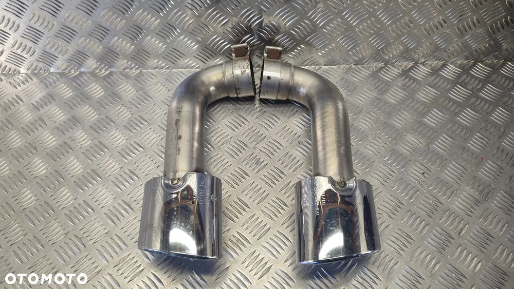 VW TOUAREG 7P 10-18R R-LINE KONCOWKA KONCOWKI TLUMIKA WYDECH WYDECHU CHROM KOMPLET PRAWA 7P6253682T LEWA 7P6253681T - 2