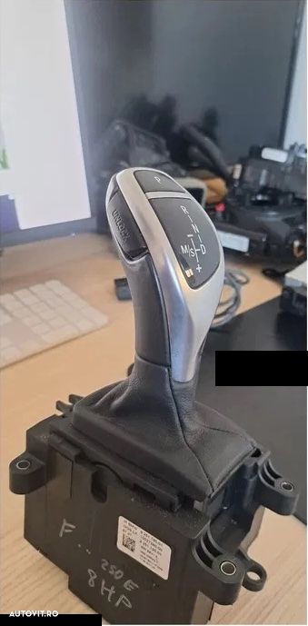 Joystick selector schimbator viteze timonerie pt volan pe stanga Original BMW F10 F11 F06 F12+LCI F13+LCI F25 - 1