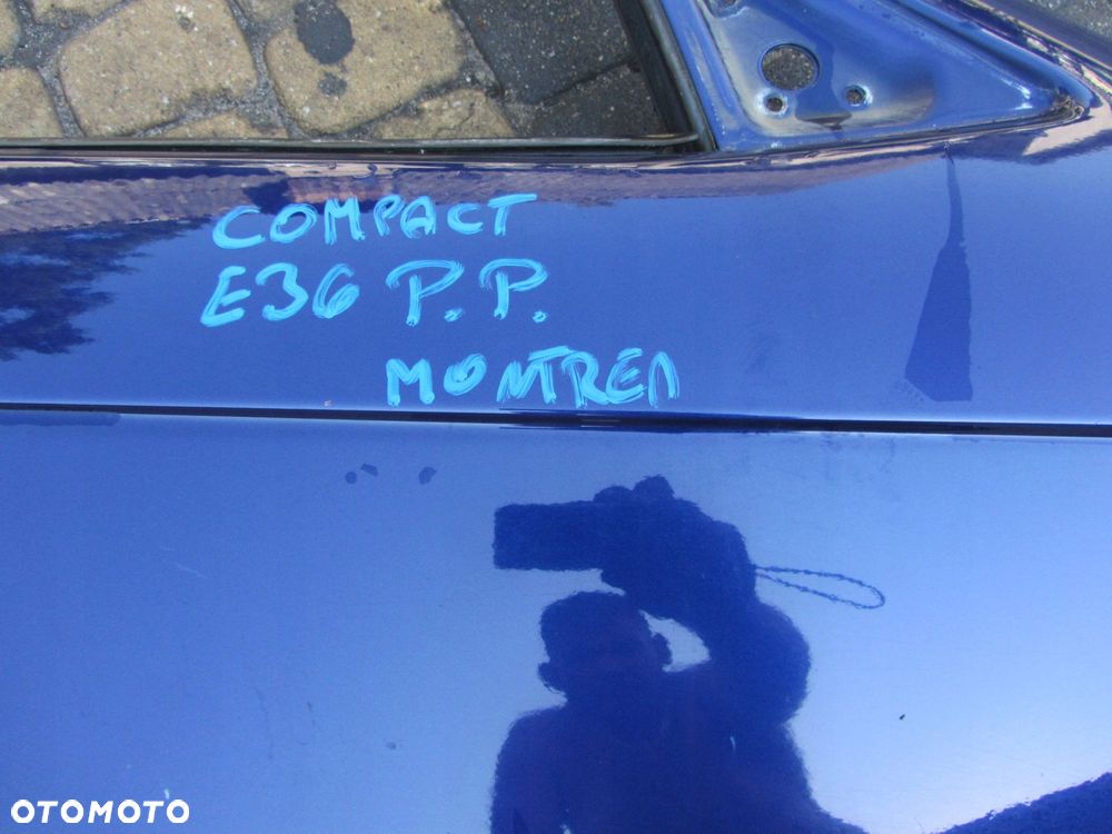 drzwi prawe bmw e36 compact montreal blau - 2