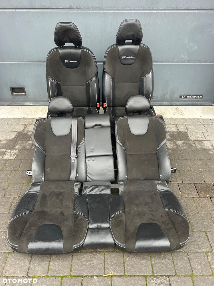 Volvo v-40 II R-Design komplet foteli fotele skóra tapicerka   2012-2016 - 3