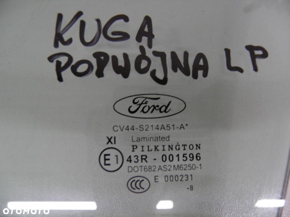 Szyba drzwi lewy przód kierowca ford kuga MK2 acoustic podwójna CV44-S214A51-A - 2