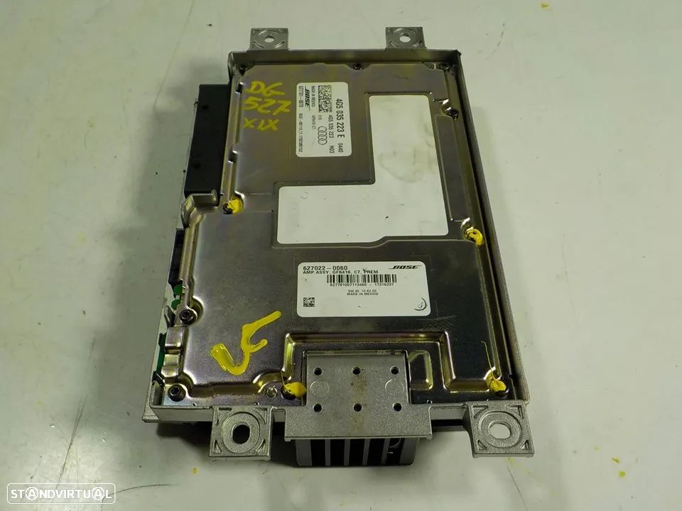 Amplificador Som Bose Audi A6 C7 A7 A5 Porsche 4G5035223E - 1