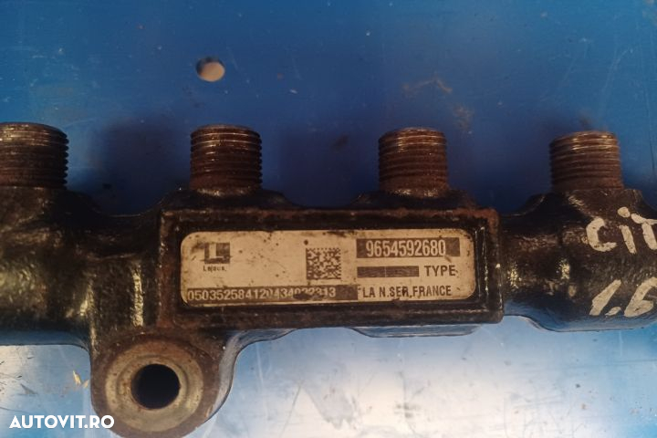 Rampa injectoare 9654592680 1.6 HDI MX1253 Citroen C1 1 [2005 - 2008] - 2